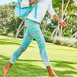 $128 NEW Disney Parks Lilly Pulitzer Loves Disney Minnie Mickey Print Leggings